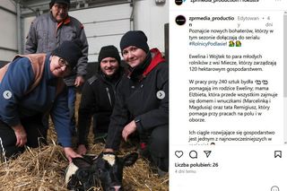 Rolnicy. Podlasie. Ewelina i Wojtek to nowi bohaterowie serialu. Mają potężne gospodarstwo