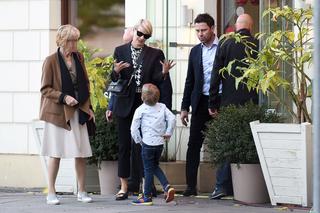 Niedzielny spacer Małgosi Kożuchowskiej z rodziną