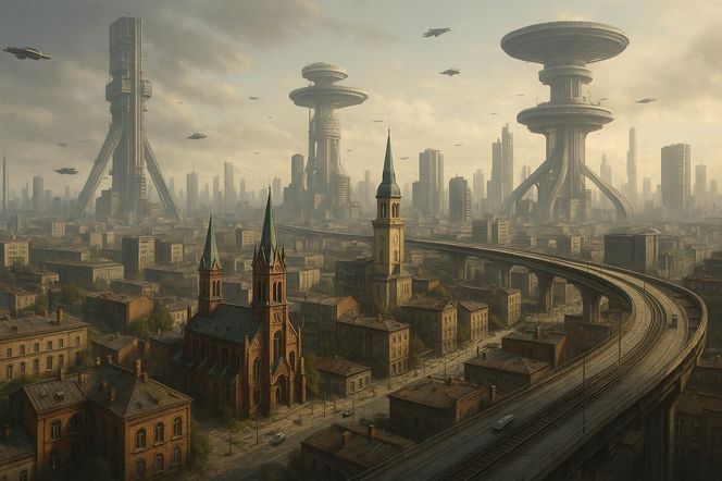 Jak Łódź będzie wyglądała za 100 lat? O zdanie zapytaliśmy sztuczną inteligencję