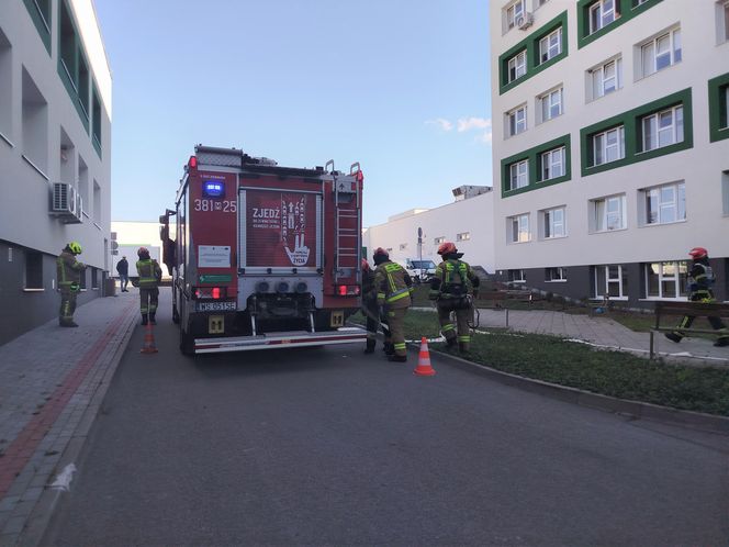 Powiatowe ćwiczenia strażackie w szpitalu wojewódzkim w Siedlcach
