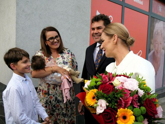Marta Nawrocka śpiewała i gotowała z seniorami w Stalowej Woli