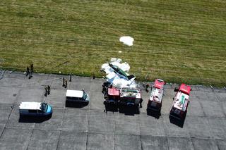 Groźne zdarzenie z udziałem awionetki na lotnisku pod Kołobrzegiem. Służby w akcji