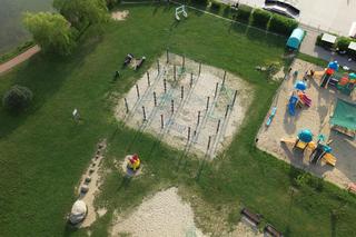 Żorska Cegielnia z lotu ptaka