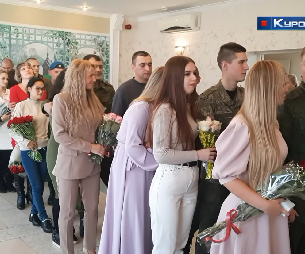 Masowe śluby rosyjskich żołnierzy. Jednego dnia odbyły się 43 ceremonie