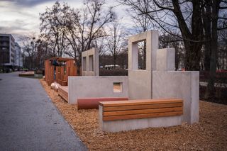 Skwer Krasińskiego na Żoliborzu