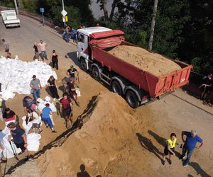 Tak wygląda Oława w czasach powodzi 2024 roku. Poruszający materiał