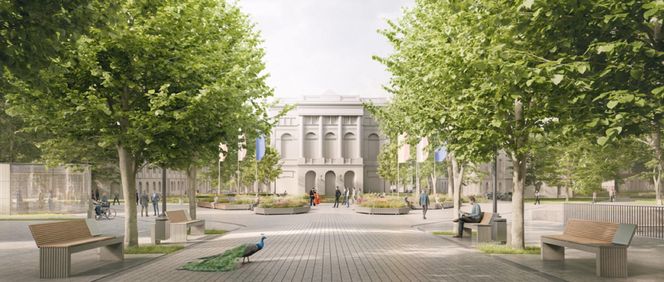 Zwycięski projekt koncepcji Kampusu Centralnego UW