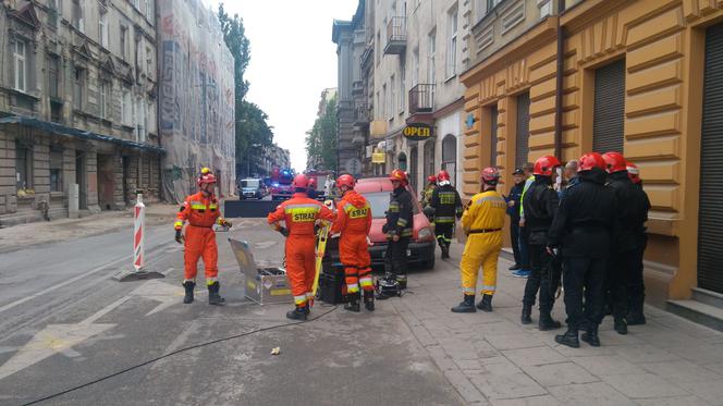 W centrum Łodzi zawaliła się trzypiętrowa kamienica