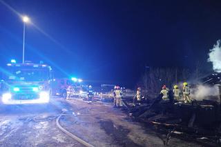 Pożar domu w Maliszowie