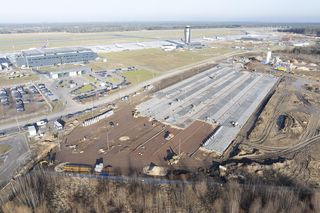 Budowa parkingu P5 na lotnisku w Pyrzowicach