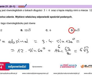 Matura 2024: matematyka. Arkusze CKE i odpowiedzi. Poziom podstawowy [Formuła 2023]