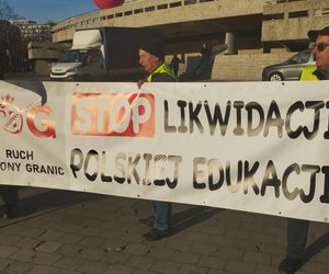 Protest w Katowicach. Tysiące związkowców na ulicach. Padły mocne słowa o „zbrodniczej ideologii”