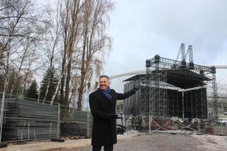 Sylwester Polsatu 2023 w Chorzowie. Scena już się buduje 
