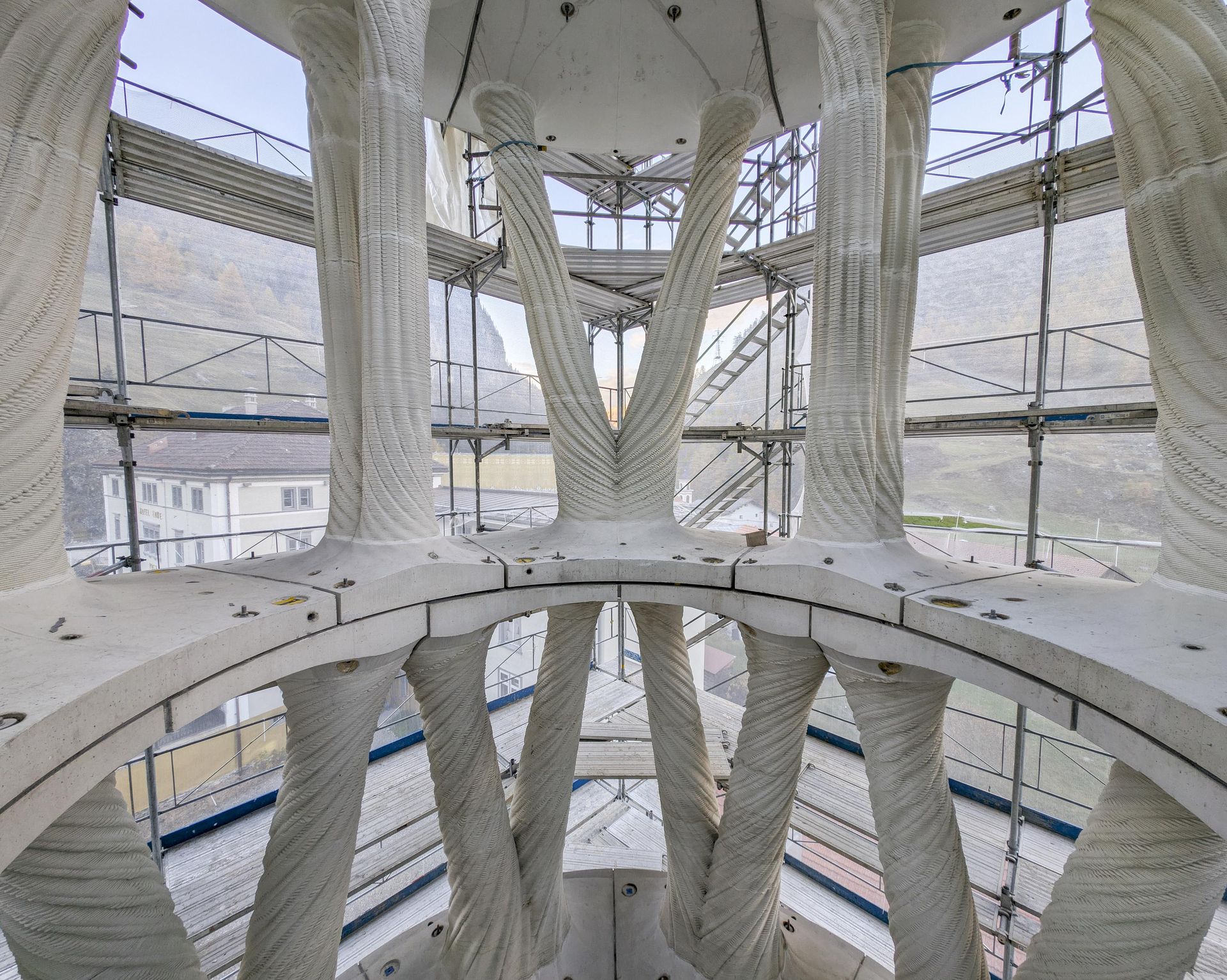 White Tower - ETH Zurich, 3D printed tower