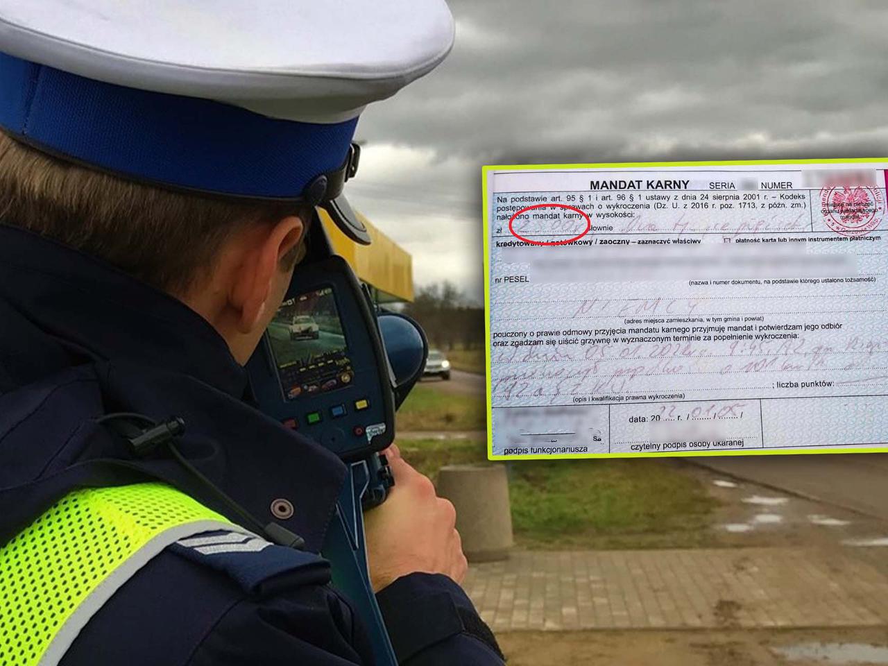 Dostaniesz 2000 zł mandatu z automatu. Policja nie musi być nawet w pobliżu