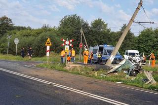Wypadek na przejeździe kolejowym pod Będzinem