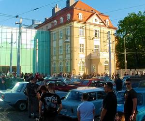 Parada zabytkowych pojazdów w Szczecinie