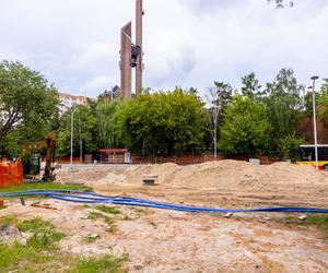 Budowa tramwaju na Stegny w Warszawie