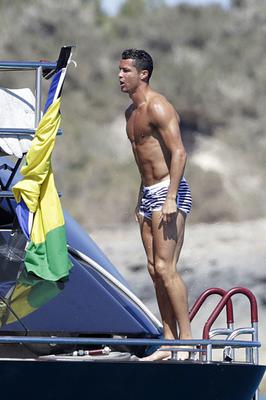 Cristiano Ronaldo na Ibizie
