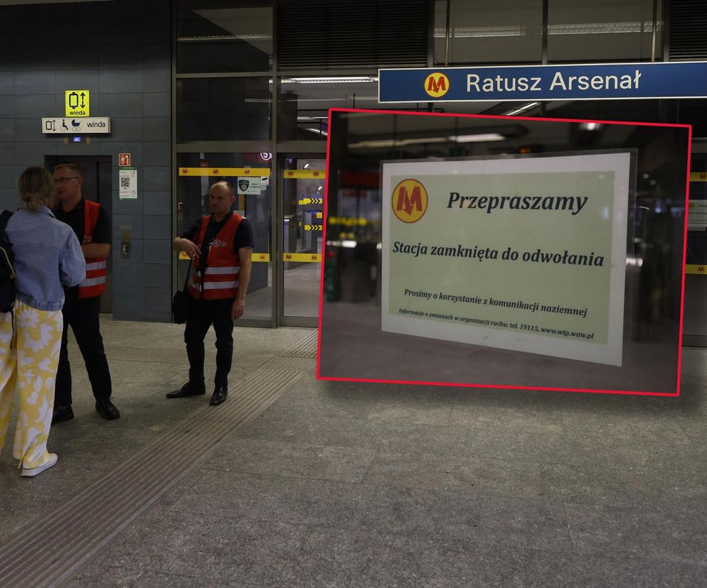 Paraliż w Warszawie po pożarze w metrze.