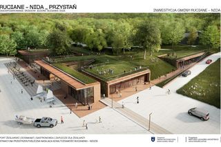 Przystań żeglarska w Rucianem-Nidzie [WIZUALIZACJE]