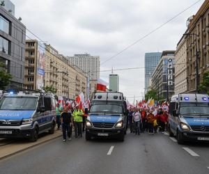 Protest w Warszawie 