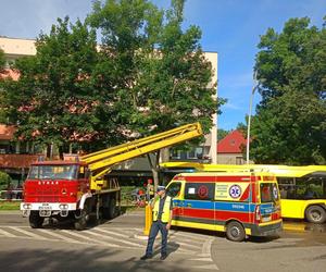 Wypadek autobusu w Mysłowicach