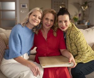 Rodzinka.pl nowy 17 sezon. Natalia (Małgorzata Kożuchowska), Maria (Agata Kulesza), Viola (Magdalena Stużyńska) 