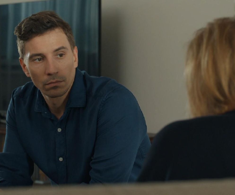 Barwy szczęścia, odcinek 3193. Tomasz (Jakub Sokołowski), Wanda (Maja Barełkowska)