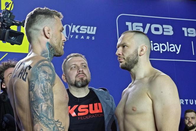 Oficjalne ważenie zawodników przed XTB KSW 92 w Gorzowie