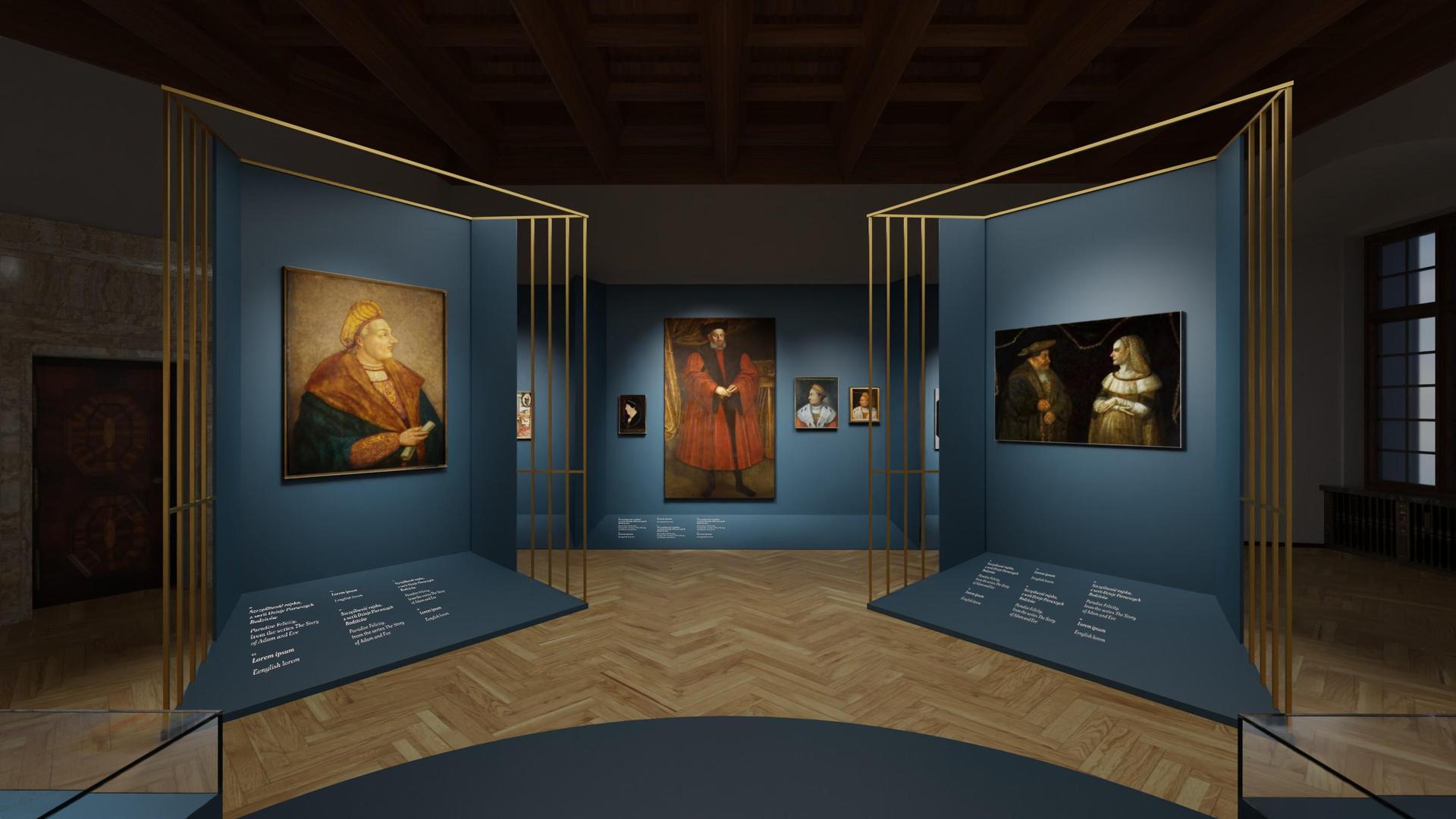 Wystawa „Obraz Złotego Wieku” , proj. nowy motyw. Adam Orlewicz