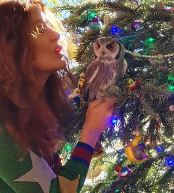 Salma Hayek hoduje SOWĘ! 