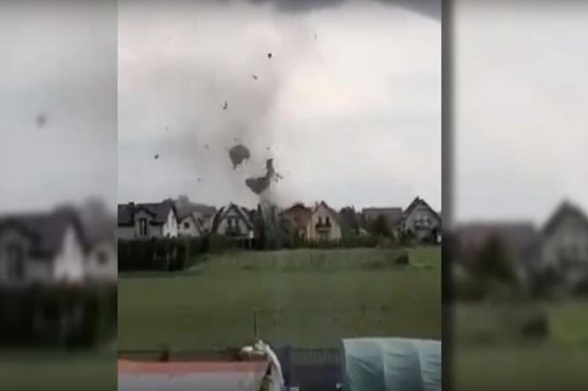Śląskie: Trąba powietrzna zniszczyła ponad 20 domów. Ekspert wyjaśnia jak to mozliwe [ZDJĘCIA, WIDEO]