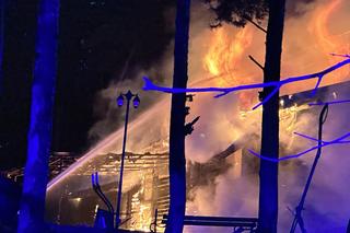 Pożar w stadninie koni w Warszawie