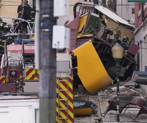 Koszmarny wypadek kolejki w Lizbonie