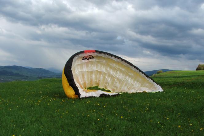 Wypadek paralotniarza z Gdyni