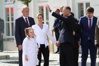 Dzień inauguracji należał do Kasi Nawrockiej. Fotoreporterzy ją uwielbiają 