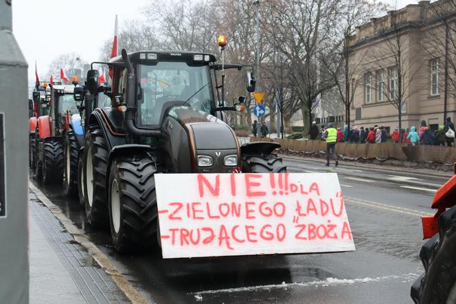 Protest rolników w Poznaniu 