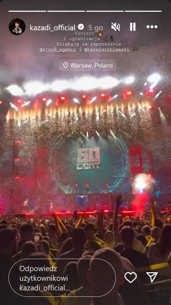 50 Cent rozgrzał Polskę do czerwoności. Kazadi, Maffashion i Bedoes w pierwszym rzędzie!