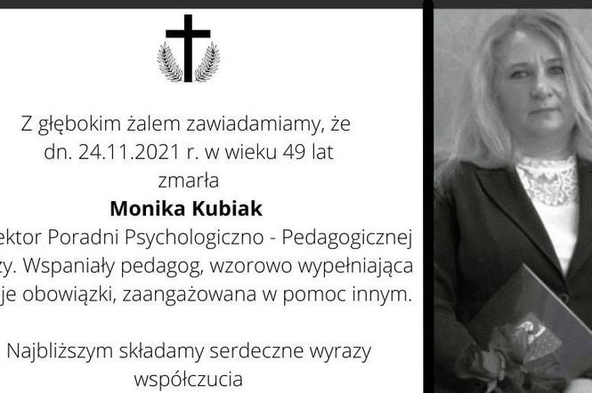 Nie żyje dyrektor poradni w Iłży Monika Kubiak. Miała 49 lat