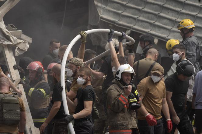 Tak wyglądał atak Putina na szpital dziecięcy w Kijowie! Liczba ofiar nadal rośnie