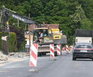 Trwa przebudowa odcinka drogi nr 928 między Mikołowem i Kobiórem