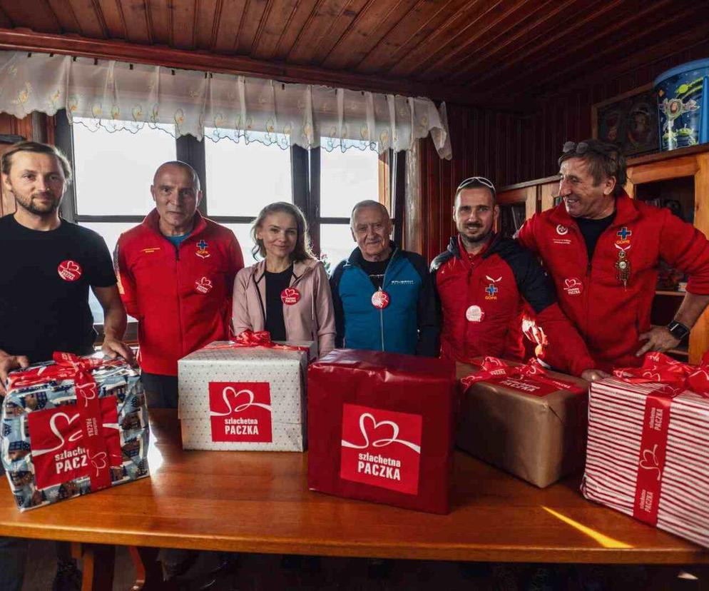 Krzysztof Wielicki, Andrzej Bargiel, Kinga Baranowska i GOPR Podhale przygotowali Szlachetną Paczkę