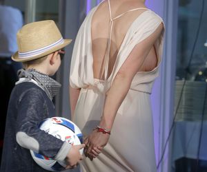 Joanna Racewicz i syn