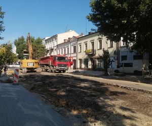 Remont ul. Piłsudskiego w Siedlcach, natrafiono na ciekawe znalezisko