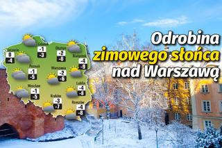 Prognoza pogody 1.02.2021: Odrobina zimowego słońca nad Warszawą