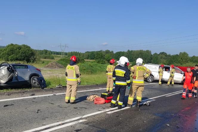 Wypadek śmiertelny na trasie numer 74 w miejscowości Przełom