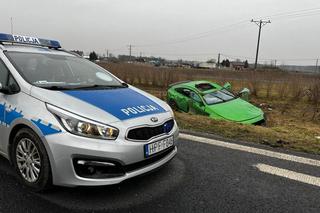 Mercedes AMG rozbił się pod Kutnem! Auto kosztuje milion złotych