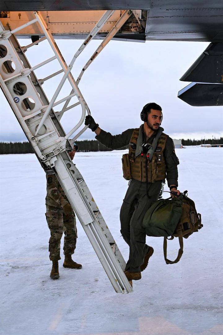 B-1B Lancer w bazie Luleå-Kallax