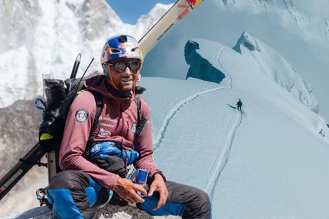 Andrzej Bargiel zjechał na nartach z Mount Everest
